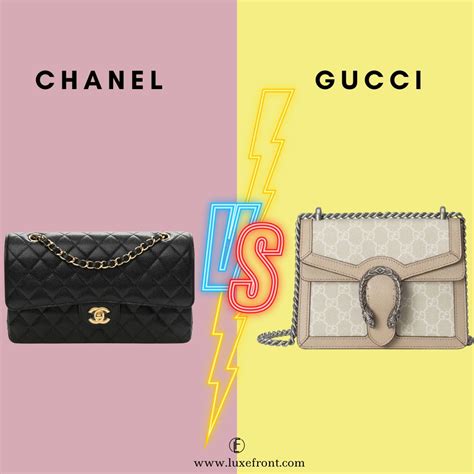 chanel vs gucci price|gucci vs chanel 2023.